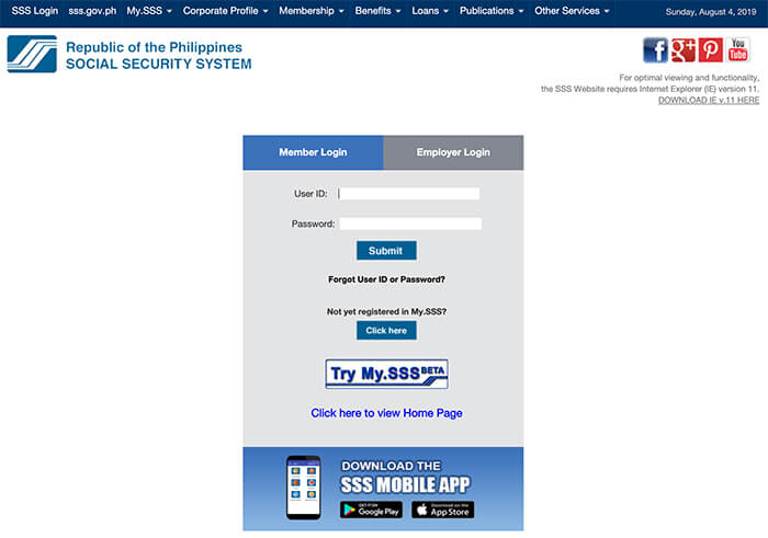 How to Check Your SSS Loan Balance - SSS Online Inquiry Website